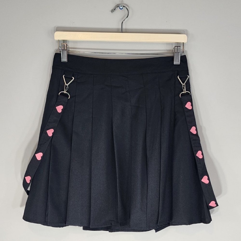 Pleated Heart Tape Skirt Sz. Medium - Picture 2 of 6